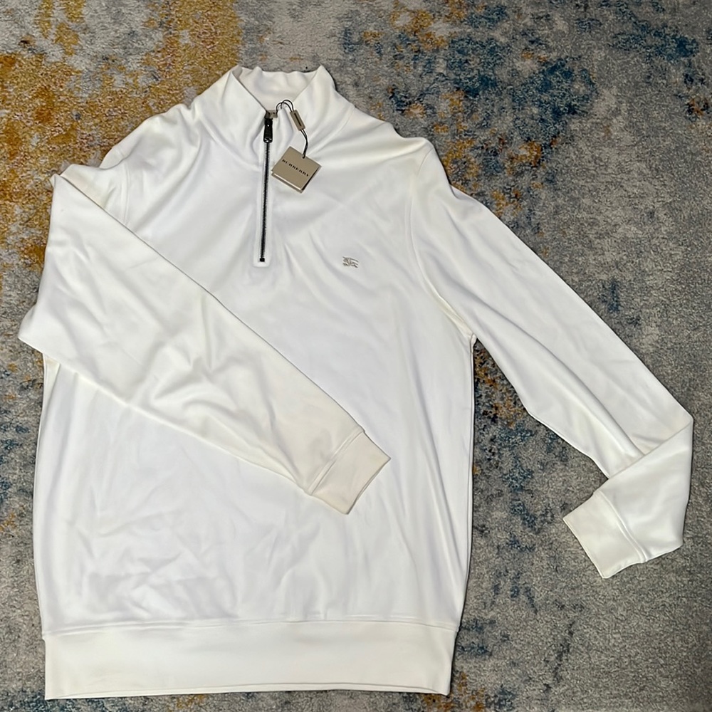 Mens XXL Burberry quarter-zip